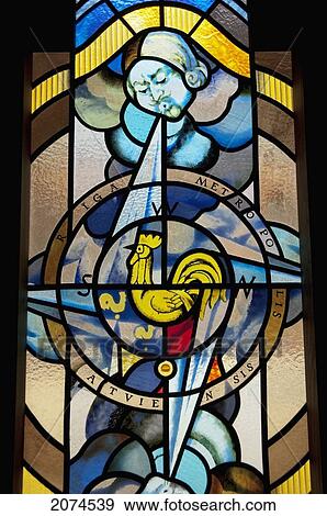 Stained Glass Art At The Cross Gallery, Riga, Latvia View Large Photo Image Stock Photo - Stained Glass Art At The Cross Gallery, Riga, Latvia. Fotosearch