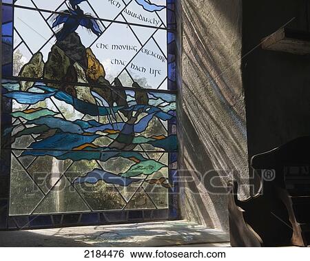 Stained Glass Window Created By Oriel Hicks. All Saint's Church, Bryher, The Isles Of Scilly, Cornwall, England, United Kingdom View Large Photo Image Stock Photograph - Stained Glass Window Created By Oriel Hicks. All Saint's Church, Bryher, The Isles Of Scilly, Cornwall, England, United Kingdom. Fotosearch