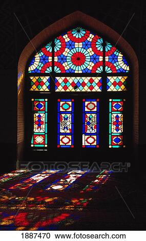 Stained Glass Window View Large Photo Image Stock Image - Stained Glass Window. Fotosearch