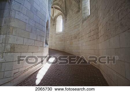 Staircase In The Minimes Tower, Chateau D'amboise, Amboise, France View Large Photo Image Stock Image - Staircase In The Minimes Tower, Chateau D'amboise, Amboise, France. Fotosearch