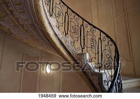 Staircase in the Stift Melk Benedictine Monastery, Lower Austria, Austria View Large Photo Image Stock Photo - Staircase in the Stift Melk Benedictine Monastery, Lower Austria, Austria. Fotosearch