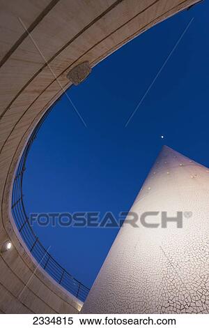 Stairwell With Cone In Ciudad De Las Artes Y Las Ciencias (City Of Arts And Sciences) At Dusk; Valencia, Spain View Large Photo Image Stock Photography - Stairwell With Cone In Ciudad De Las Artes Y Las Ciencias (City Of Arts And Sciences) At Dusk; Valencia, Spain. Fotosearch