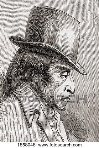 Stock Photo - Stanislas Marie Maillard, 1763-1794. French Revolutionary And Captain In The Bastille Volunteers. Engraved By J. Gauchard After Bocourt From Histoire De La Revolution Francaise By Louis Blanc.. Fotosearch