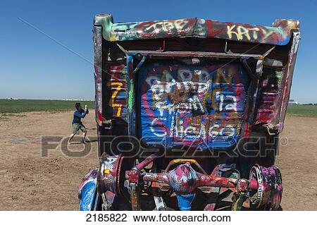 Stanley Marsh's Cadillac Ranch, Route 66, Amarillo, Texas Panhandle, Usa View Large Photo Image Stock Image - Stanley Marsh's Cadillac Ranch, Route 66, Amarillo, Texas Panhandle, Usa. Fotosearch