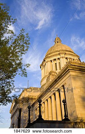 Stock Photo - State Capitol; Olympia, Washington State, Usa. Fotosearch