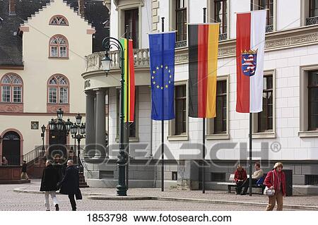 State Parliament Building Of Hessischer Landtag, Wiesbaden, Hessen, Germany View Large Photo Image Stock Photo - State Parliament Building Of Hessischer Landtag, Wiesbaden, Hessen, Germany. Fotosearch