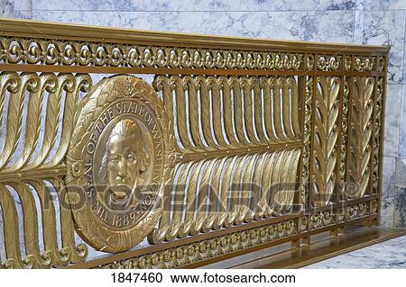 State Seal On Railing, State Capitol; Olympia, Washington, Usa View Large Photo Image Stock Image - State Seal On Railing, State Capitol; Olympia, Washington, Usa. Fotosearch