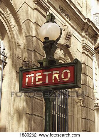 Station Sign On The Paris Metro System, Close Up View Large Photo Image Stock Image - Station Sign On The Paris Metro System, Close Up. Fotosearch
