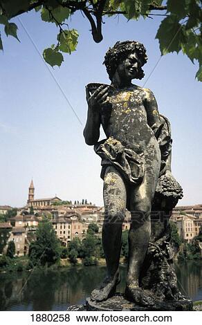 Stock Photo - Statue At Palace De La Berbie. Fotosearch