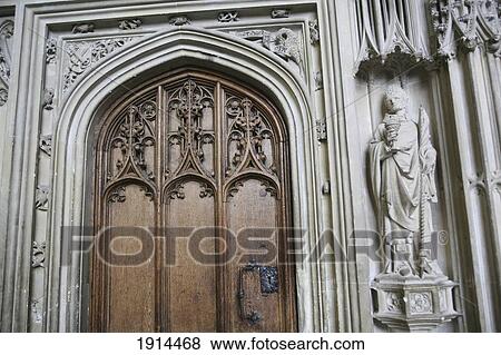 Statue At Winchester Cathedral View Large Photo Image Stock Photo - Statue At Winchester Cathedral. Fotosearch