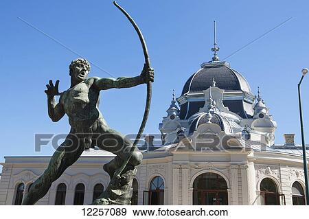 Statue of an archer in a city park; Budapest, Hungary View Large Photo Image Stock Photo - Statue of an archer in a city park; Budapest, Hungary. Fotosearch