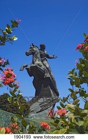 Statue Of Antonio Maceo, Revolution Square (Plaza De La Revolucion), Santiago De Cuba, Cuba View Large Photo Image Stock Image - Statue Of Antonio Maceo, Revolution Square (Plaza De La Revolucion), Santiago De Cuba, Cuba. Fotosearch