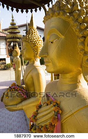 Statue Of Buddha At Temple. View Large Photo Image Stock Image - Statue Of Buddha At Temple.. Fotosearch