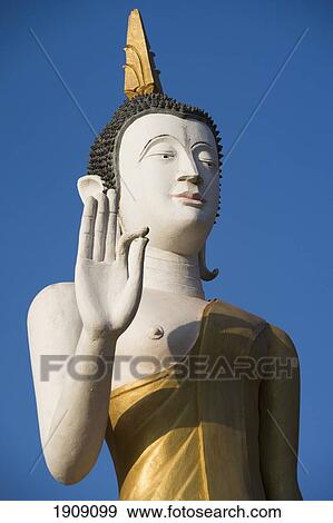 Statue Of Buddha At Wat That Luang Tai, Vientiane, Laos View Large Photo Image Stock Photo - Statue Of Buddha At Wat That Luang Tai, Vientiane, Laos. Fotosearch