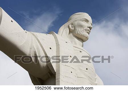 Stock Photograph - Statue of Cristo de la Concordia, Cochabamba, Bolivia. Fotosearch
