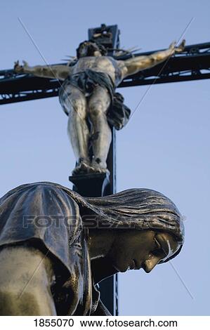 Stock Image - Statue Of Crucifixion. Fotosearch