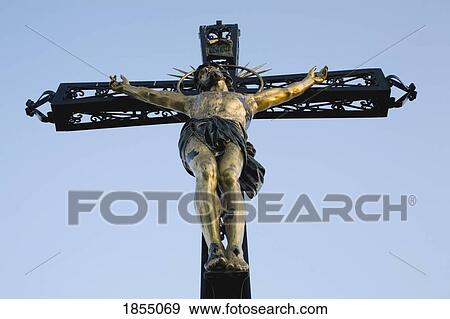 Stock Photo - Statue Of Crucifixion. Fotosearch