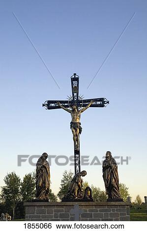 Statue Of Crucifixion View Large Photo Image Stock Photograph - Statue Of Crucifixion. Fotosearch