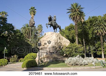 Statue Of General San Martin; Mendoza Argentina View Large Photo Image Stock Image - Statue Of General San Martin; Mendoza Argentina. Fotosearch