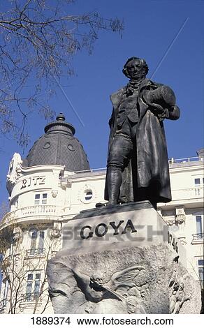 Statue Of Goya Outside The Prado Museum View Large Photo Image Picture - Statue Of Goya Outside The Prado Museum. Fotosearch