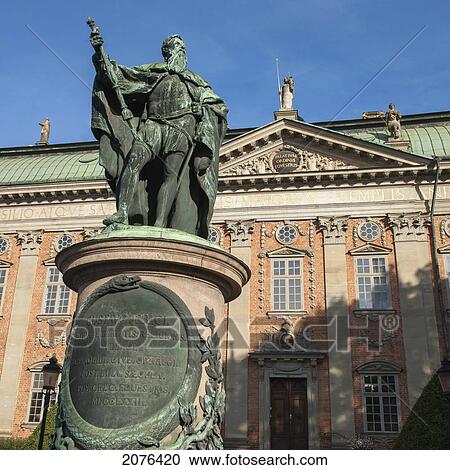 Statue Of Gustavo Erici In Front Of Riddarhuset (House Of Nobility); Stockholm Sweden View Large Photo Image Stock Image - Statue Of Gustavo Erici In Front Of Riddarhuset (House Of Nobility); Stockholm Sweden. Fotosearch