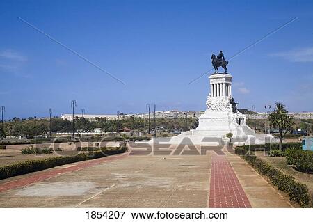 Statue Of Jose Marti On Horseback, Havana, Cuba View Large Photo Image Stock Photo - Statue Of Jose Marti On Horseback, Havana, Cuba. Fotosearch