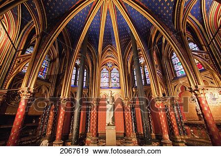 Statue Of Louis Ix In The Lower Chapel Of La Sainte-Chapelle, Paris, France View Large Photo Image Stock Photo - Statue Of Louis Ix In The Lower Chapel Of La Sainte-Chapelle, Paris, France. Fotosearch