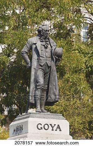 Statue Of Spanish Artist Francisco Goya Outside El Prado Museum; Madrid Spain View Large Photo Image Stock Photo - Statue Of Spanish Artist Francisco Goya Outside El Prado Museum; Madrid Spain. Fotosearch