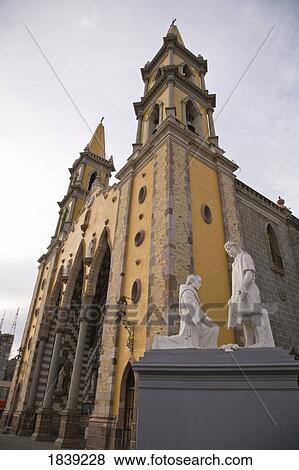 Statue Outside Of Cathedral Of Immaculate Conception Built In 1846; Mazatlan, Sinaloa, Mexico View Large Photo Image Stock Photo - Statue Outside Of Cathedral Of Immaculate Conception Built In 1846; Mazatlan, Sinaloa, Mexico. Fotosearch