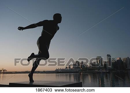 Stock Image - Statue; Vancouver, British Columbia, Canada. Fotosearch