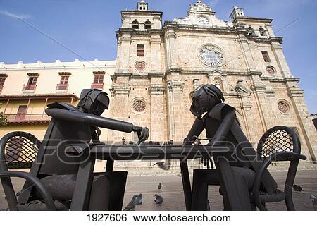 Statues At Church Of San Pedro Claver View Large Photo Image Stock Photograph - Statues At Church Of San Pedro Claver. Fotosearch