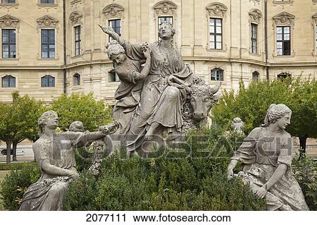 Statues At Wurzburg Residence; Wurzburg Bavaria Germany View Large Photo Image Stock Image - Statues At Wurzburg Residence; Wurzburg Bavaria Germany. Fotosearch