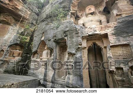 Statues Of Jain Gods Gwalior Madhya Pradesh India View Large Photo Image Picture - Statues Of Jain Gods Gwalior Madhya Pradesh India. Fotosearch