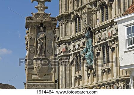 Statues On Building Exterior View Large Photo Image Picture - Statues On Building Exterior. Fotosearch
