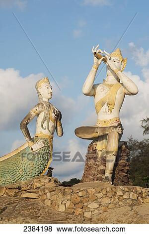 Statues on the beach; Koh Samet Island, Thailand View Large Photo Image Stock Photo - Statues on the beach; Koh Samet Island, Thailand. Fotosearch