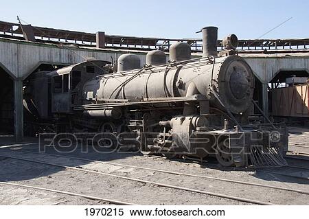 Steam Locomotive In The Roundhouse Of The Baquedano Railway Museum, Antofagasta Region, Chile View Large Photo Image Stock Photography - Steam Locomotive In The Roundhouse Of The Baquedano Railway Museum, Antofagasta Region, Chile. Fotosearch