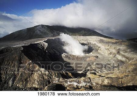 Steaming crater on mountain top at Poas Volcano National Park; Costa Rica View Large Photo Image Stock Photo - Steaming crater on mountain top at Poas Volcano National Park; Costa Rica. Fotosearch
