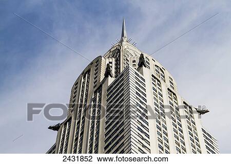 Steel gargoyles, depicting American eagles, on the Chrysler Building, New York City, New York, United States View Large Photo Image Stock Image - Steel gargoyles, depicting American eagles, on the Chrysler Building, New York City, New York, United States. Fotosearch