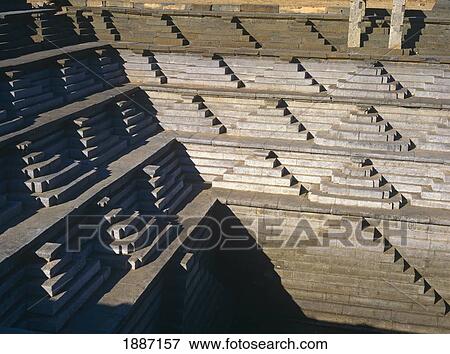 Stock Photo - Step Well At Hampi, Close Up. Fotosearch