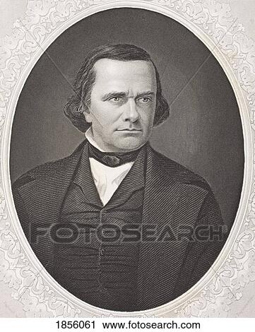 Stephen Arnold Douglas 1813-1861. American Politician And Leader Of Democratic Party. From The Book Gallery Of Historical Portraits Published C. 1880. View Large Photo Image Stock Image - Stephen Arnold Douglas 1813-1861. American Politician And Leader Of Democratic Party. From The Book Gallery Of Historical Portraits Published C. 1880.. Fotosearch