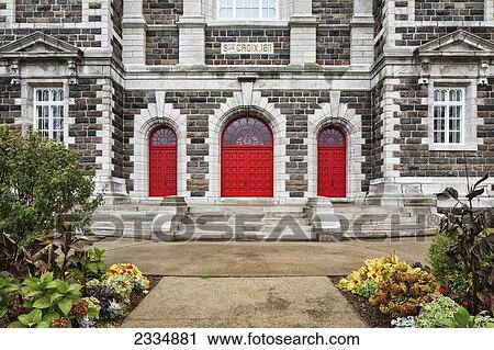 Steps To Entrance Of Old Stone Church Sainte-Croix Church; Sainte-Croix Quebec Canada View Large Photo Image Stock Image - Steps To Entrance Of Old Stone Church Sainte-Croix Church; Sainte-Croix Quebec Canada. Fotosearch