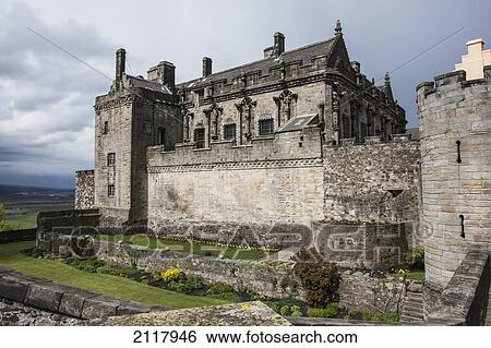 Stirling Castle; Stirling Scotland View Large Photo Image Stock Photograph - Stirling Castle; Stirling Scotland. Fotosearch