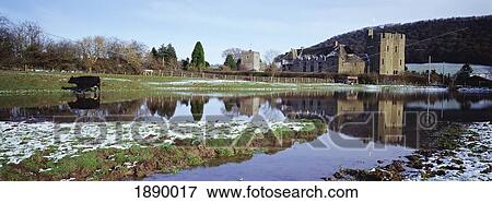 Stokesay Castle In Winter View Large Photo Image Stock Photo - Stokesay Castle In Winter. Fotosearch
