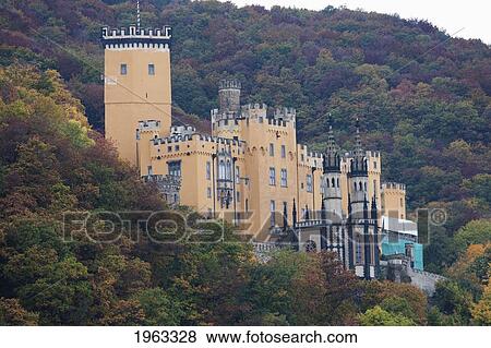 Stolzenfels Castle, As Seen From The Rhine River, Rhineland-Palatinate, Germany View Large Photo Image Stock Photo - Stolzenfels Castle, As Seen From The Rhine River, Rhineland-Palatinate, Germany. Fotosearch