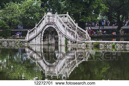 Stone bridge over Nanhu Lake, Hongcun, Anhui, China View Large Photo Image Stock Image - Stone bridge over Nanhu Lake, Hongcun, Anhui, China. Fotosearch
