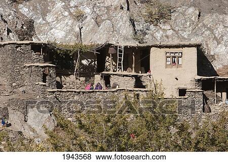 Stone Houses In Mianeh Band, Parwan Province, Afghanistan View Large Photo Image Stock Photo - Stone Houses In Mianeh Band, Parwan Province, Afghanistan. Fotosearch