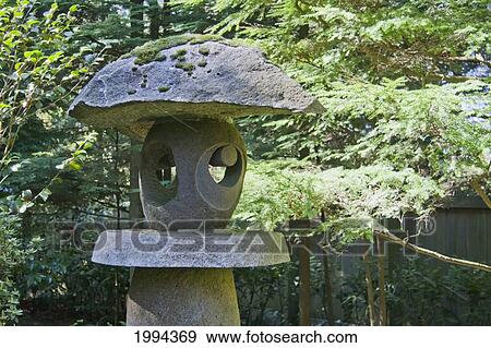 Stone Lamp In Nitobe Memorial Garden, A Traditional Japanese Tea And Stroll Garden Located At The University Of British Columbia, Vancouver, British Columbia, Canada View Large Photo Image Stock Photo - Stone Lamp In Nitobe Memorial Garden, A Traditional Japanese Tea And Stroll Garden Located At The University Of British Columbia, Vancouver, British Columbia, Canada. Fotosearch