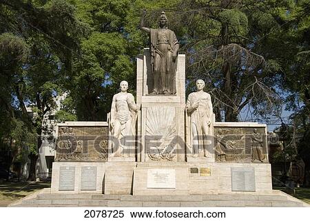 Stock Photography - Stone Monument; Mendoza Argentina. Fotosearch