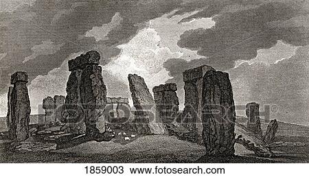 Stonehenge, Salisbury Plain, England Engraved By Scott. From The Book The Gallery Of Nature And Art Volume Ii. Published London C. 1823. View Large Photo Image Stock Image - Stonehenge, Salisbury Plain, England Engraved By Scott. From The Book The Gallery Of Nature And Art Volume Ii. Published London C. 1823.. Fotosearch