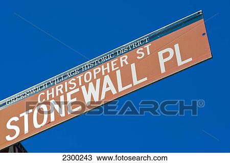 Stonewall Place Stree Sign, West Village, Manhattan, New York, Usa View Large Photo Image Stock Image - Stonewall Place Stree Sign, West Village, Manhattan, New York, Usa. Fotosearch